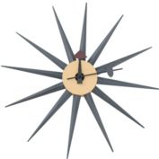 LeisureMod LeisureMod Maxi Modern Design Colorful Star Silent Non-Ticking Wall Clock MCL18DGR