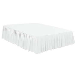 PiccoCasa Polyester Ruffled Bed Skirt With 16