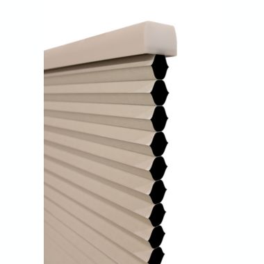 Linen Avenue Custom Cordless 34" W x 84" H Muslin Blackout Cellular Shade. View a larger version of this product image.