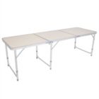 Alternate image 2 for Inq Boutique US Stock Home Use Aluminum Alloy Portable Folding Table White Outdoor Picnic