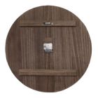 Alternate image 2 for Elegant Designs Handsome 21" Rustic Farmhouse Wood Wall Clock, Restored Wood