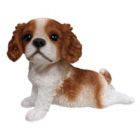 Alternate image 0 for Blenheim Cavalier King Charles Spaniel Puppy Stretching Figurine 5 Inch