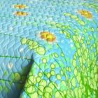 Alternate image 2 for Blancho Bedding Dandelion Dancing Night Cotton 2PC Floral Vermicelli-Quilted Patchwork Quilt Set