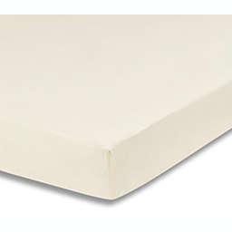 Everyday Kids Beige Fitted Crib Sheet