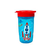 Nuby 360 Degree Easy Sip Grip Wonder Cup 10oz, Blue, Space