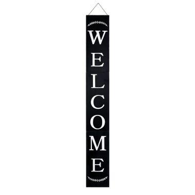 TX USA Decorative Modern Farmhouse Welcome Porch Sign 72 Inch Black - Three Foldable. View a larger version of this product image.