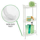 Alternate image 3 for mDesign Vertical Standing Bathroom Shelving Unit Tower with 3 Baskets