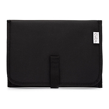 Baby Portable Changing Pad, Diaper Bag, Travel Mat Station by Comfy Cubs (Solid Black, Compact). View a larger version of this product image.