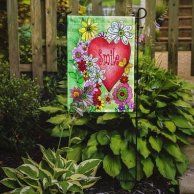 Caroline's Treasures Smile Valentine's Day Flag Garden Size 11.25 x 15.5. View a larger version of this product image.