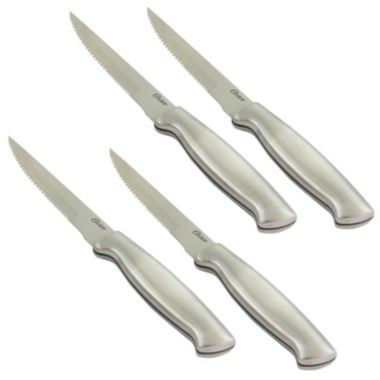 Oster Baldwyn 4.5 Inch Stainless Steel Steak Knife, Set of 4. View a larger version of this product image.