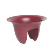 Bloem (#MR1812)  Modica Deck Rail Planter, Union Red - 18"