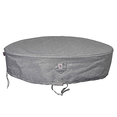 Summerset Shield Platinum 3-Layer Water Resistant Polyester Outdoor Sun Bed Cover - 70x98", Grey Melange. View a larger version of this product image.
