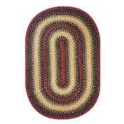 Home Spice Decor 27" x 45" Oval Highland Jute Braided Rug