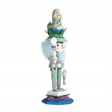 Kurt Adler (#HA0478) Hollywood Mermaid King Nutcracker, 17.5". View a larger version of this product image.
