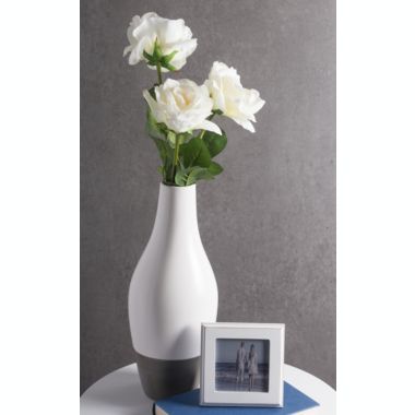 DII Artificial Flowers - Set of 6 Ivory Open Roses. View a larger version of this product image.