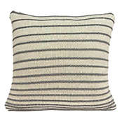 HomeRoots Transitional Pillow Cover With Down Insert - 20" x 7" x 20" - Striped Tan