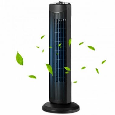 Hooya Imp.& Exp.  Fantask 35W 28 Inch Quiet Bladeless Oscillating Tower Fan. View a larger version of this product image.