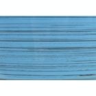 Alternate image 3 for Garden Elements Glazed Brushed Happy Large Plastic Planter, Bright Blue, 15 Inch