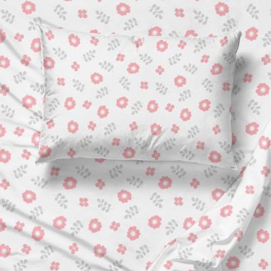 Saturday Park Cutout Floral 100% Organic Cotton Sheet Set. View a larger version of this product image.