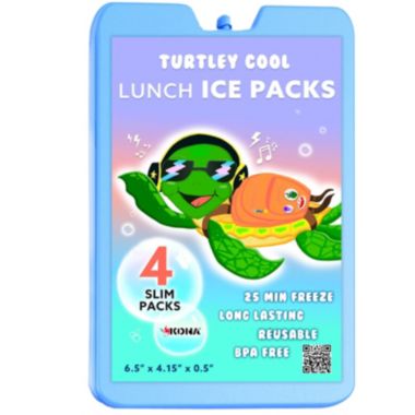Kona Ice Packs Perfect for Lunch Boxes - Reusable (-5C) Freezer Packs (4 Pack). View a larger version of this product image.