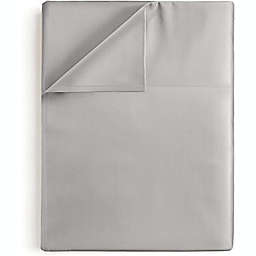 CGK Unlimited Single Cotton Flat Sheet/Top Sheet 400 Thread Count - Queen - Light Grey