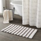 Alternate image 0 for SKL Home Saturday Knight Ltd Roseville Soft Chenille Loops Woven Striped Pattern Bathroom Rug - 20x30". Gray