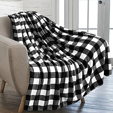 Sunbeam Electric Heated Plaid Fleece Throw with Push Button Control. View a larger version of this product image.