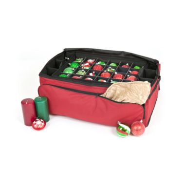 Northlight 3-Tray Christmas Ornament Pro Storage Bag - Holds up to 72 Ornaments. View a larger version of this product image.