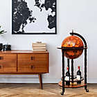 Alternate image 1 for Costway 16th Century Wood Globe Wine Bar Stand