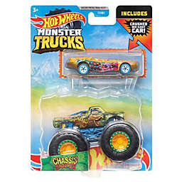 Hot Wheels Monster Trucks 1 64 Scale Chassis Snapper, Includes Hot Wheels Die Cast Car
