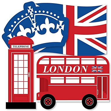 Union Jack Flag Double-deck Bus Phone Box Big Ben British Style Ball Point Pen 