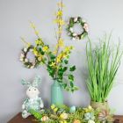 Alternate image 1 for Allstate 38" Yellow Forsythia Artificial Decorative Floral Spray