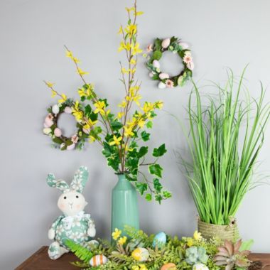 Allstate 38" Yellow Forsythia Artificial Decorative Floral Spray. View a larger version of this product image.