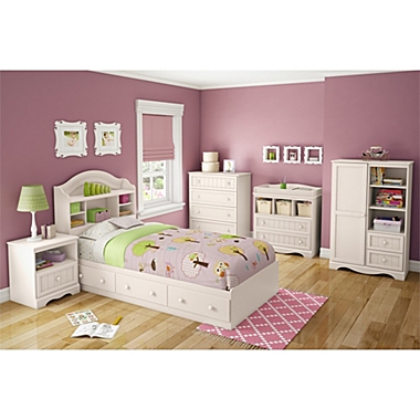 South Shore South Shore Savannah Twin Mates Bed (39&#39;&#39;) With 3 Drawers - Pure White. View a larger version of this product image.