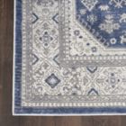Alternate image 3 for Nicole Curtis Series 4 Vintage Indoor Rug Grey/Navy 2'2" x 7'6