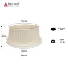 Alternate image 1 for Tree Nest Rome Large Christmas Tree Stand, Ivory