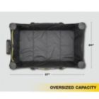 Alternate image 1 for Gorilla Carts Foldable Utility Beach Wagon with Oversized Bed in Black