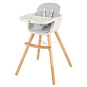 Costway 3-in-1 Convertible Wooden High Chair Baby Toddler Highchair