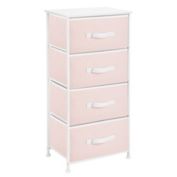 mDesign Vertical Dresser Storage Tower with 4 Drawers
