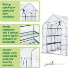 Alternate image 2 for Garden Elements Personal Plastic Indoor/Outdoor Standing Greenhouse For Seed Starting and Propagation, Frost Protection (Clear, Large, 77in x 56in x 56in)