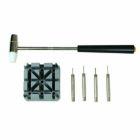 Alternate image 1 for Horizon Watch Repair Tool Kit - Hammer Punch Pins Watch Strap Holder