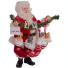 Alternate image 1 for Kurt Adler (#FA0150) Fabriche Pet Adoption Santa, 10.5"