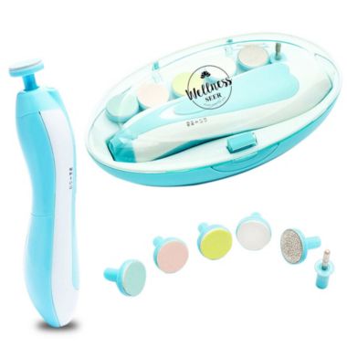 Kitcheniva Safety Electric Baby Nail File Clippers, Blue. View a larger version of this product image.