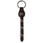 Alternate image 0 for Turtle Charm Dark Brown Leather Strap Sleigh Bell Door Hanger 12 In Made in USA