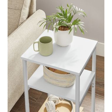 BreeBe Industrial 3-Tier Tall Side Table. View a larger version of this product image.