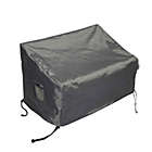 Alternate image 1 for Summerset Shield Titanium 3-Layer Polyester Water Resistant Outdoor Sofa Cover - 86x35", Dark Grey
