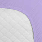 Alternate image 1 for Everyday Kids 2 Pack Bassinet Sheets - Pink/Purple - 100% Cotton