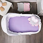 Alternate image 2 for Everyday Kids 2 Pack Bassinet Sheets - Pink/Purple - 100% Cotton