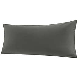 PiccoCasa 1 Piece Zipper 100% Cotton Body Pillowcases, Comfortable Cotton Body Pillow Cover Pillow Protector with Zipper Closure in Home and Bedroom, Dark Gray 20