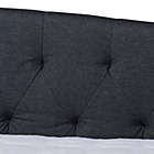 Alternate image 1 for Baxton Studio Delora Modern And Contemporary Dark Grey Fabric Upholstered Full Size Daybed - Dark Grey